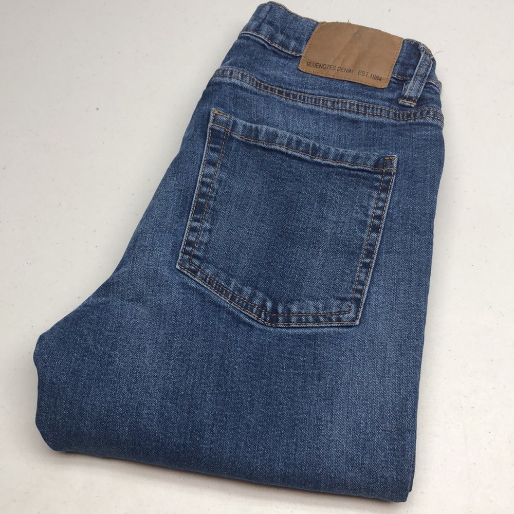 VINTAGE MENS BLUENOTES SLIM STRAIGHT JEANS 28x28 😎